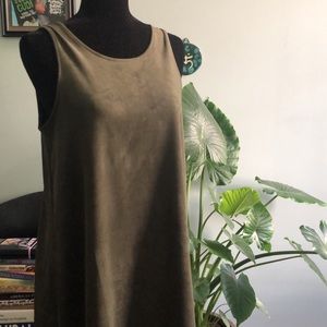 Suede dress